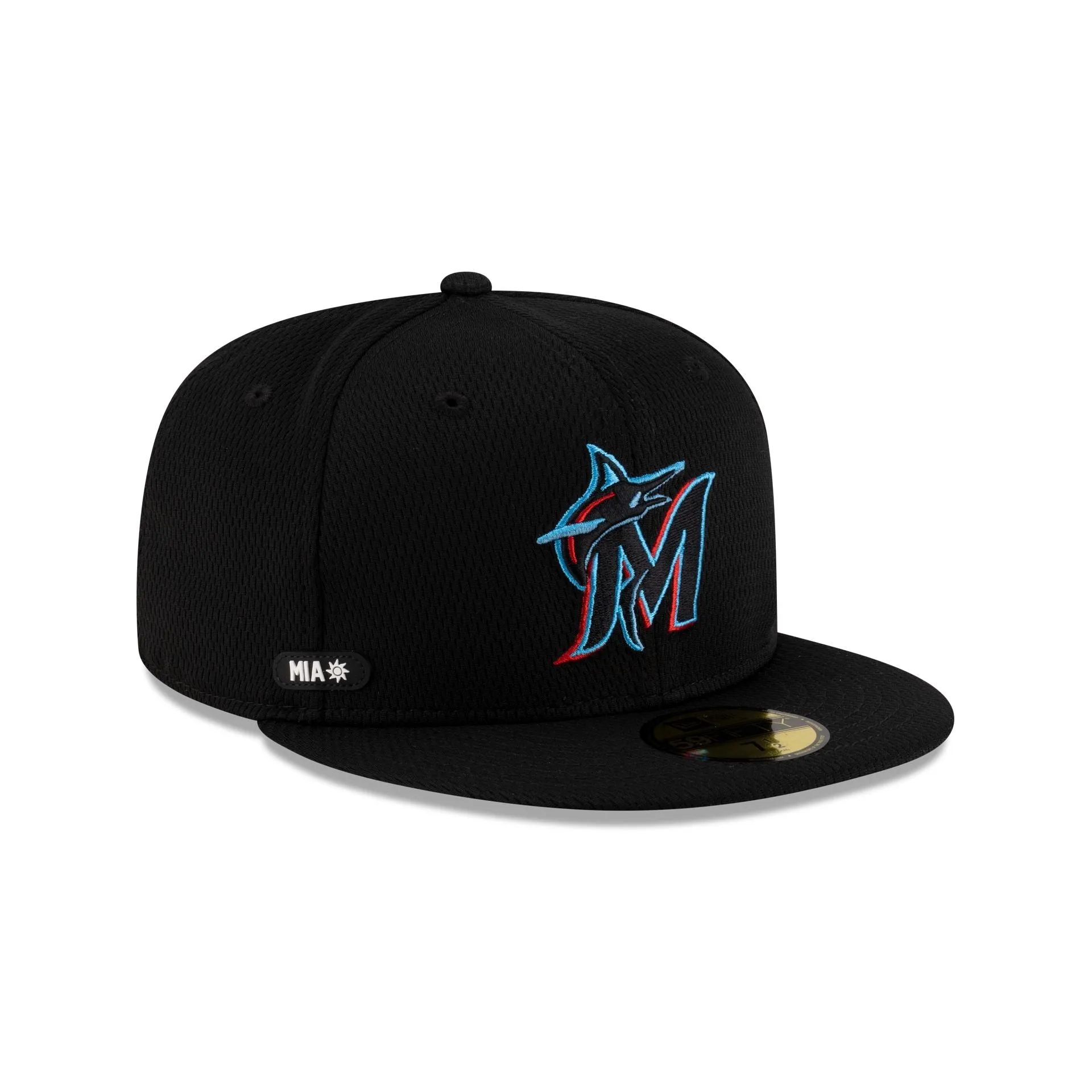 Miami Marlins 2025 Clubhouse Black 59FIFTY Fitted Hat sold by New Era product image thumbnail 3