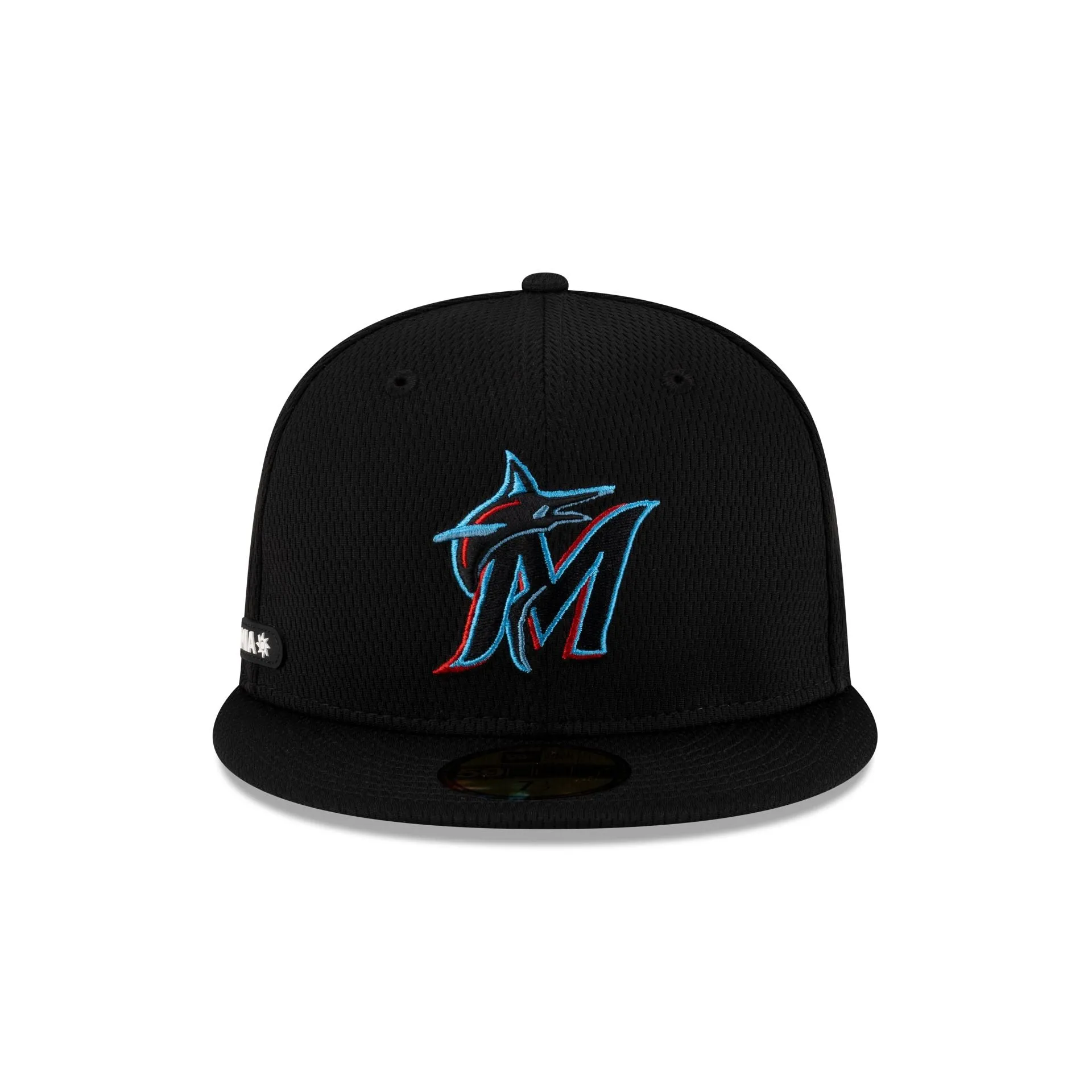 Miami Marlins 2025 Clubhouse Black 59FIFTY Fitted Hat sold by New Era product image thumbnail 2