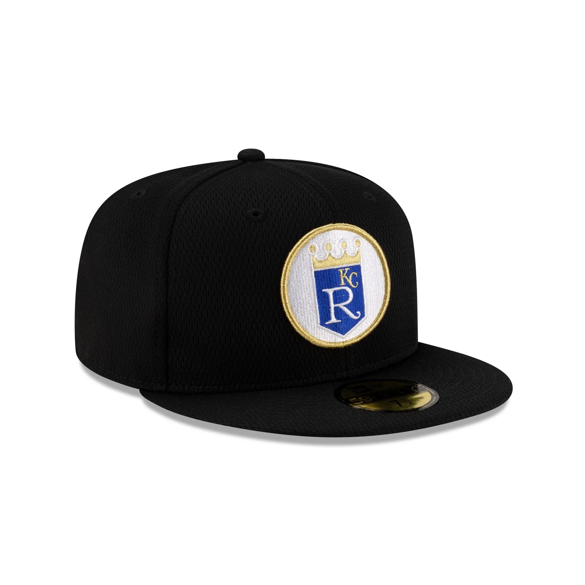 Kansas City Royals 2025 Clubhouse Alt Black 59FIFTY Fitted Hat sold by New Era product image thumbnail 3