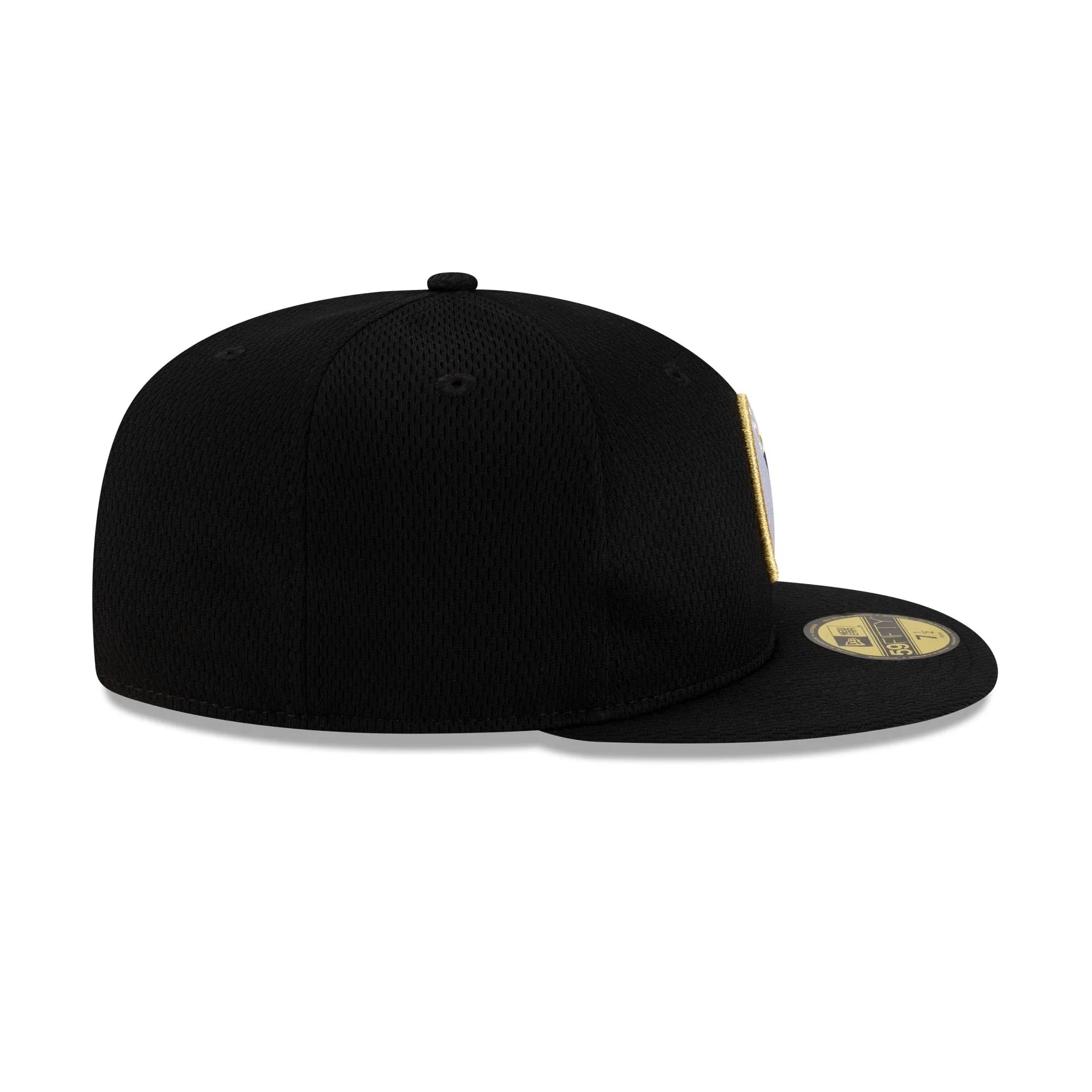 Kansas City Royals 2025 Clubhouse Alt Black 59FIFTY Fitted Hat sold by New Era product image thumbnail 5