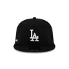 Los Angeles Dodgers 2025 Clubhouse Black 59FIFTY Fitted Hat sold by New Era