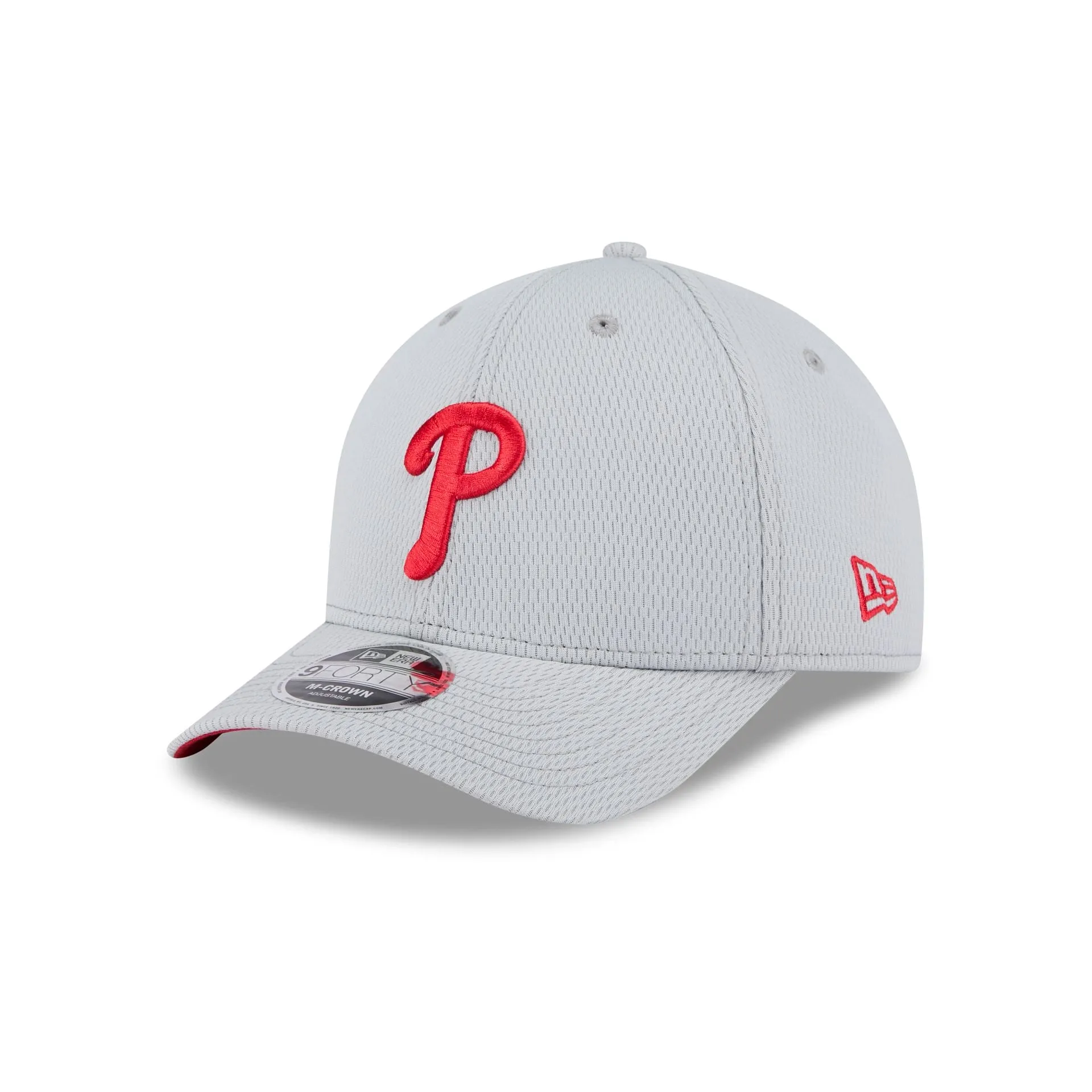 Philadelphia Phillies 2025 Clubhouse Gray 9FORTY M-Crown Snapback Hat sold by New Era product image thumbnail 3