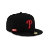 Philadelphia Phillies 2025 Clubhouse Black 59FIFTY Fitted Hat sold by New Era