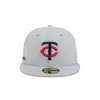 Minnesota Twins 2025 Clubhouse Gray 59FIFTY Fitted Hat sold by New Era