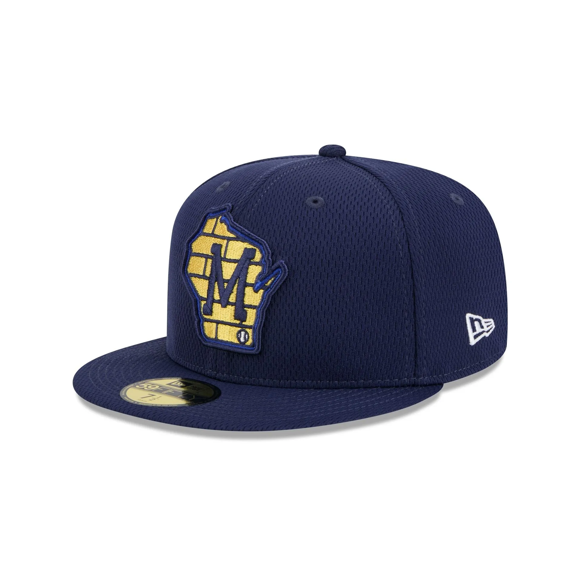 Milwaukee Brewers 2025 Clubhouse Alt 59FIFTY Fitted Hat sold by New Era