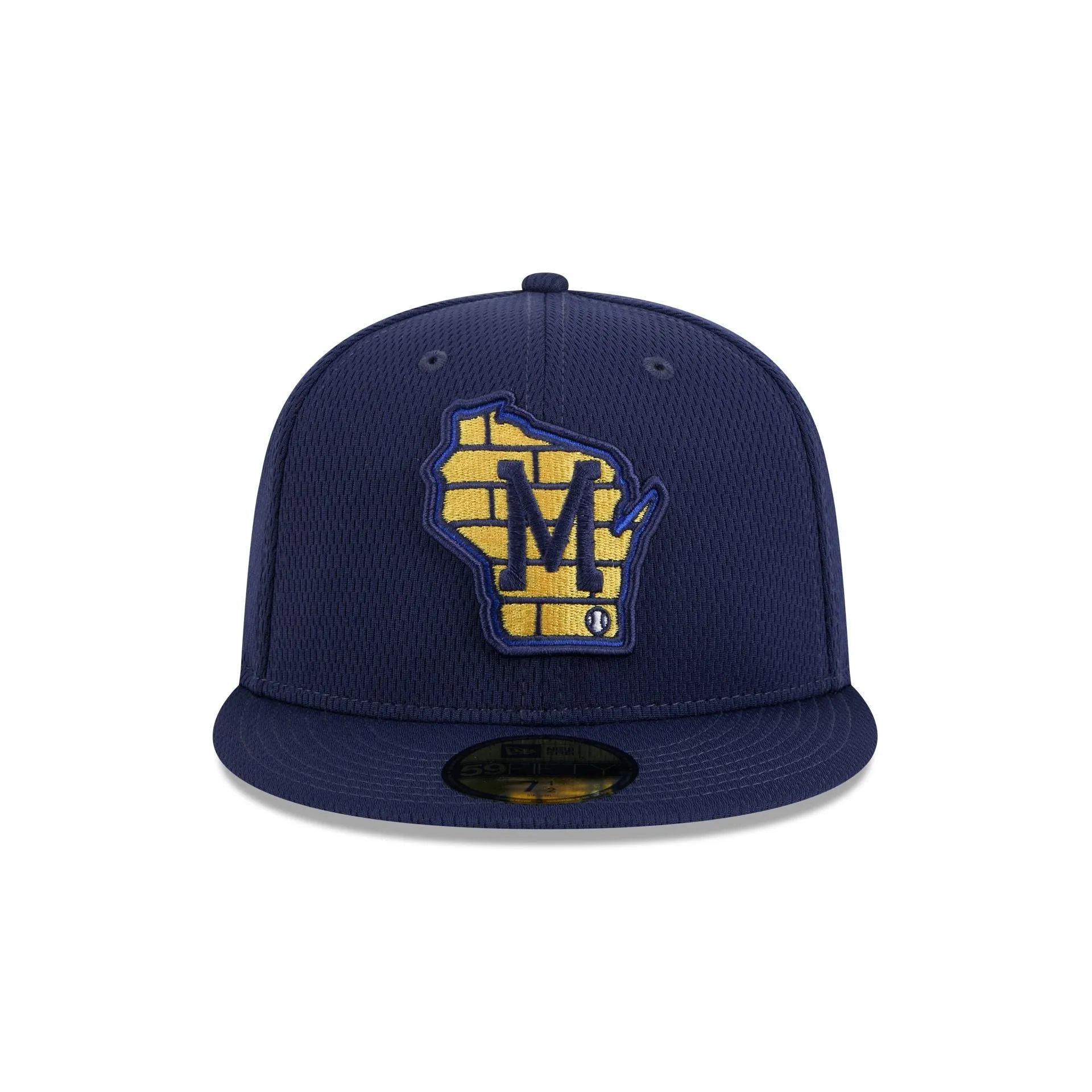 Milwaukee Brewers 2025 Clubhouse Alt 59FIFTY Fitted Hat sold by New Era product image thumbnail 2