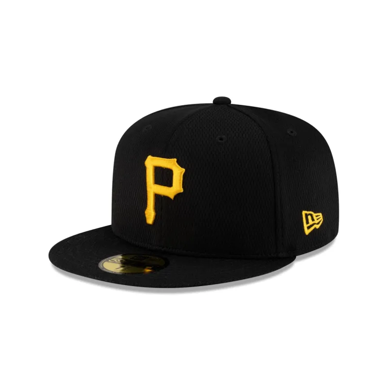 Pittsburgh Pirates 2025 Clubhouse Black 59FIFTY Fitted Hat sold by New Era