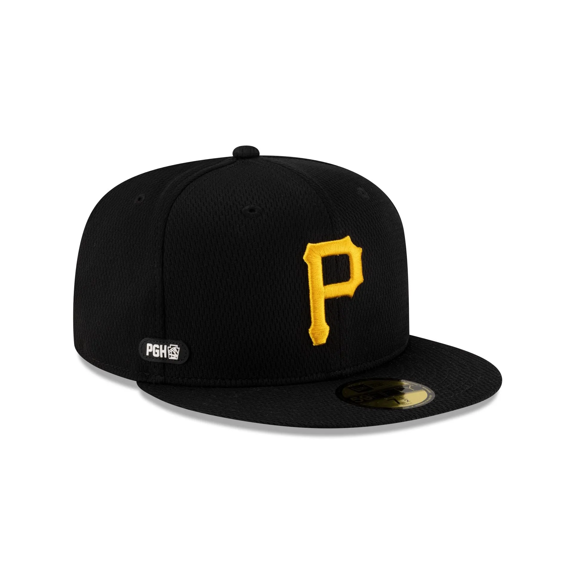 Pittsburgh Pirates 2025 Clubhouse Black 59FIFTY Fitted Hat sold by New Era product image thumbnail 3