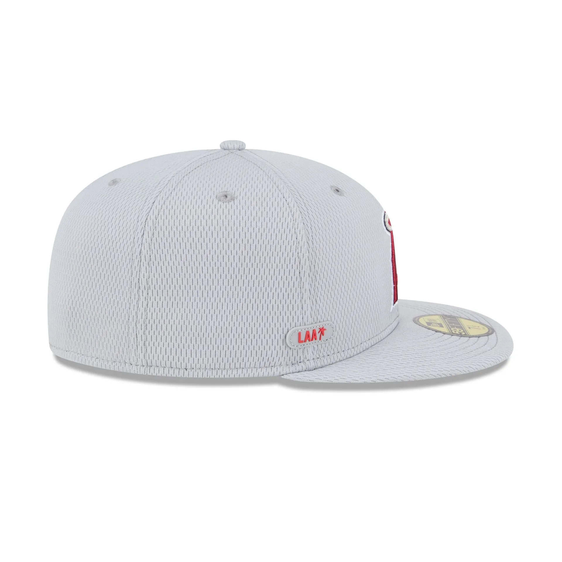 Los Angeles Angels 2025 Clubhouse Gray 59FIFTY Fitted Hat sold by New Era product image thumbnail 4