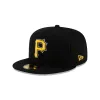 Pittsburgh Pirates 2025 Clubhouse Alt Black 59FIFTY Fitted Hat sold by New Era