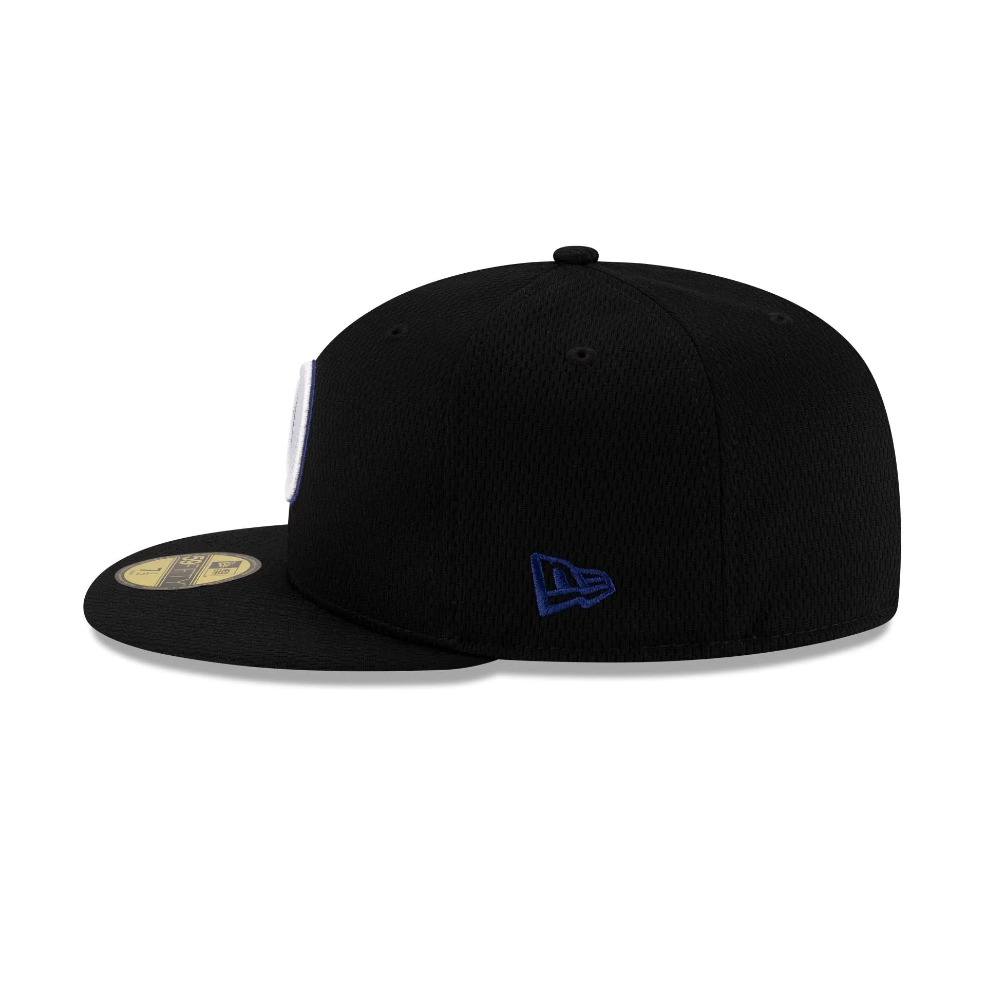 Los Angeles Dodgers 2025 Clubhouse Alt Black 59FIFTY Fitted Hat sold by New Era product image thumbnail 4