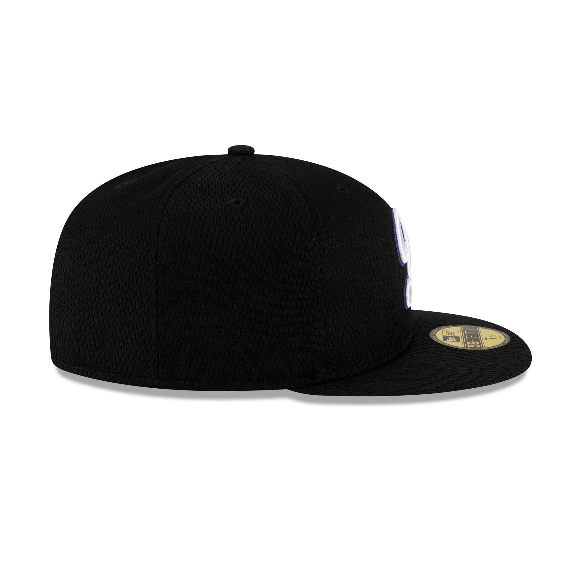 Los Angeles Dodgers 2025 Clubhouse Alt Black 59FIFTY Fitted Hat sold by New Era product image thumbnail 5