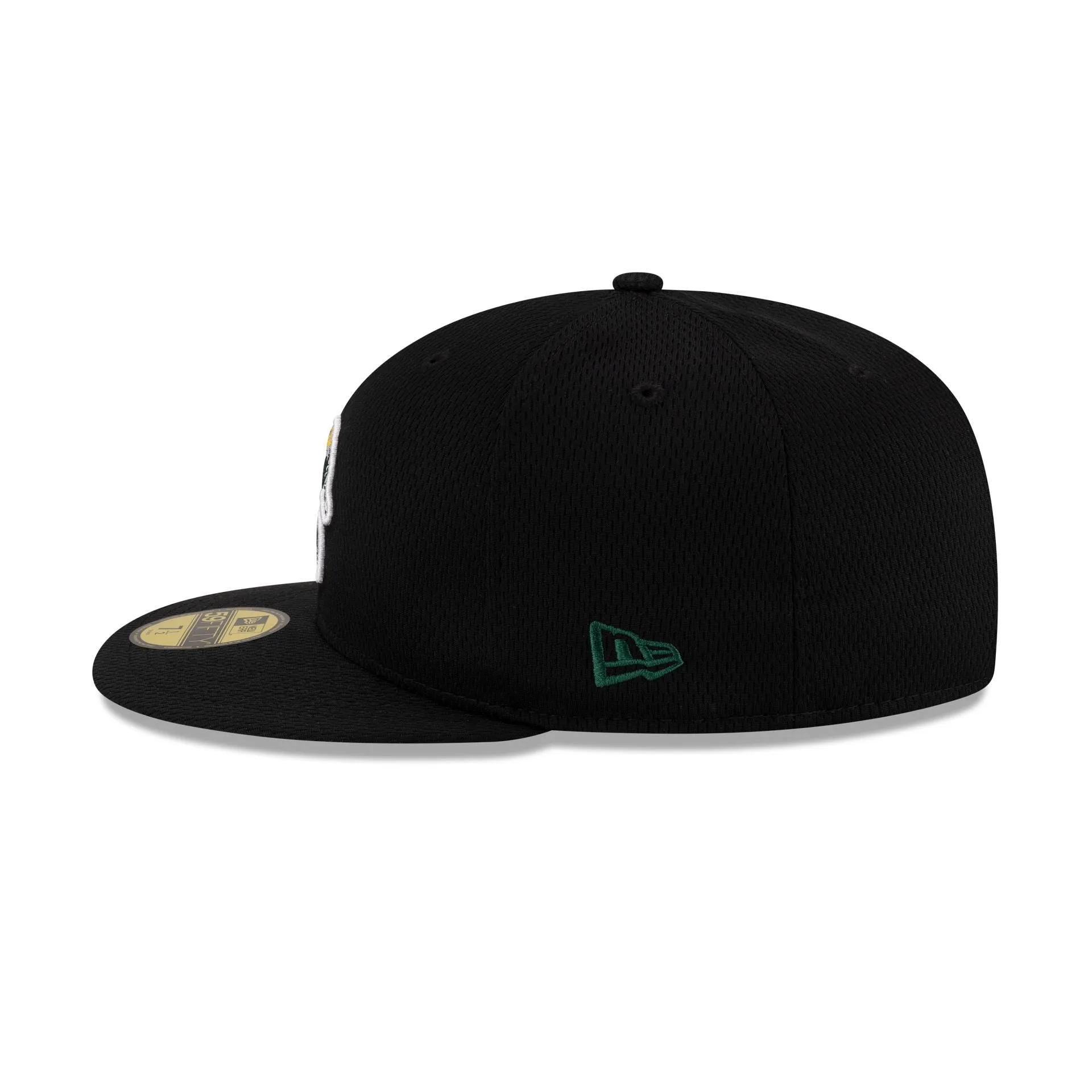 Oakland Athletics 2025 Clubhouse Alt Black 59FIFTY Fitted Hat sold by New Era product image thumbnail 4