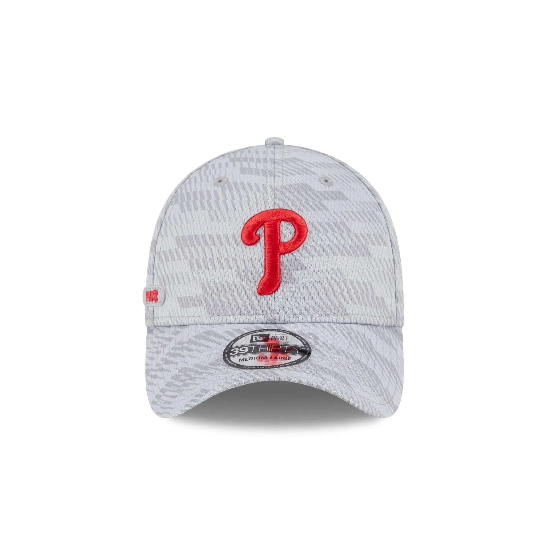 Philadelphia Phillies 2025 Clubhouse Gray 39THIRTY Stretch Fit sold by New Era product image thumbnail 2