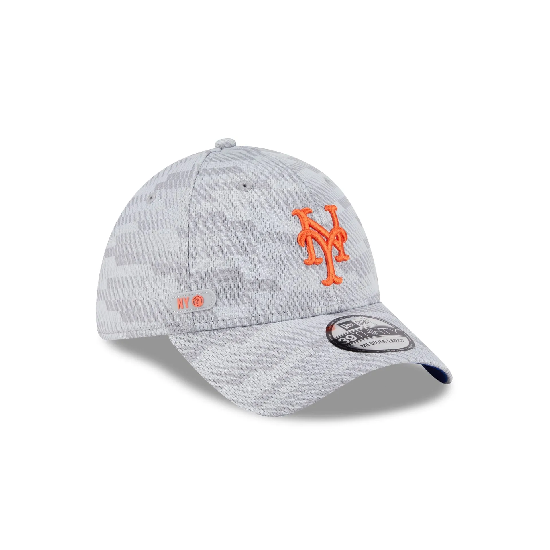 New York Mets 2025 Clubhouse Gray 39THIRTY Stretch Fit sold by New Era