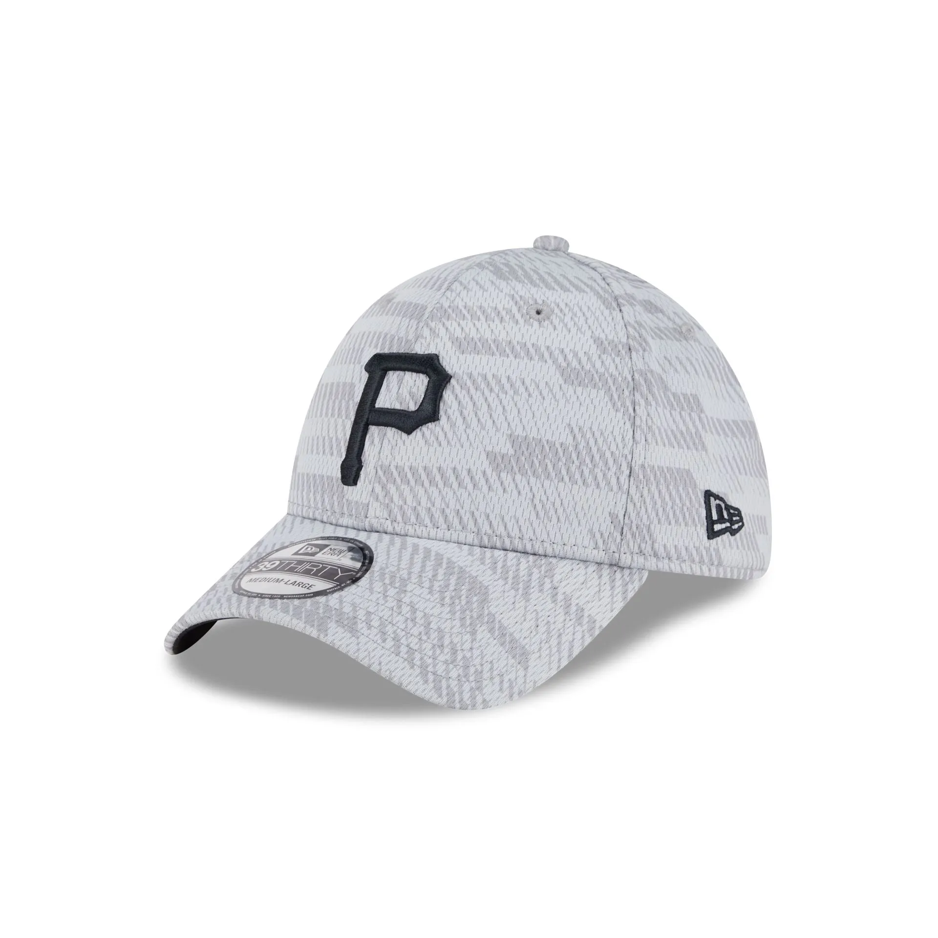 Pittsburgh Pirates 2025 Clubhouse Gray 39THIRTY Stretch Fit sold by New Era product image thumbnail 3