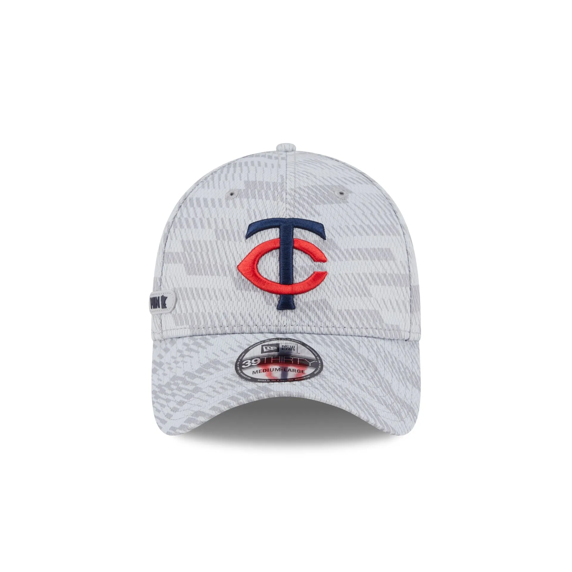 Minnesota Twins 2025 Clubhouse Gray 39THIRTY Stretch Fit sold by New Era product image thumbnail 2