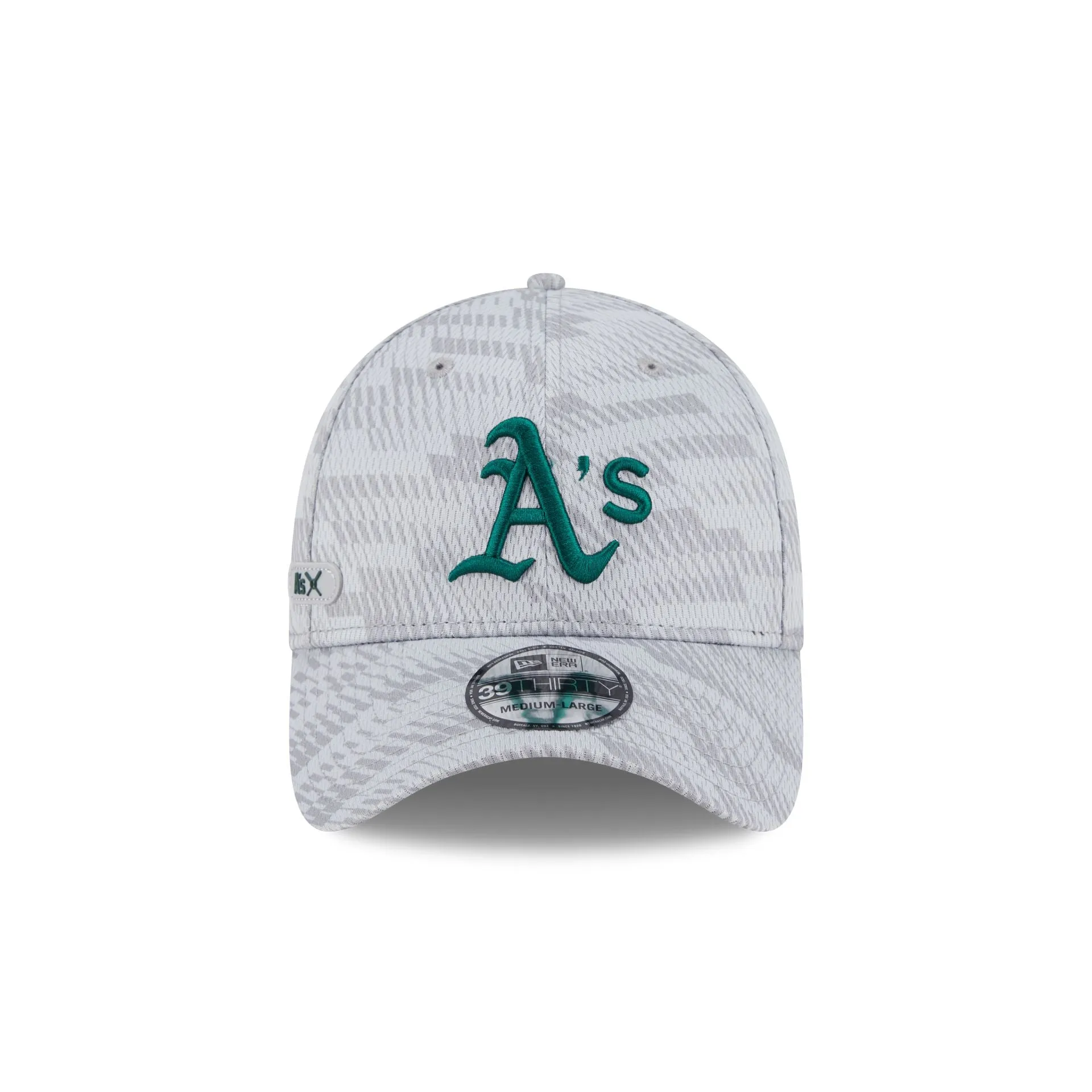 Oakland Athletics 2025 Clubhouse Gray 39THIRTY Stretch Fit sold by New Era product image thumbnail 2