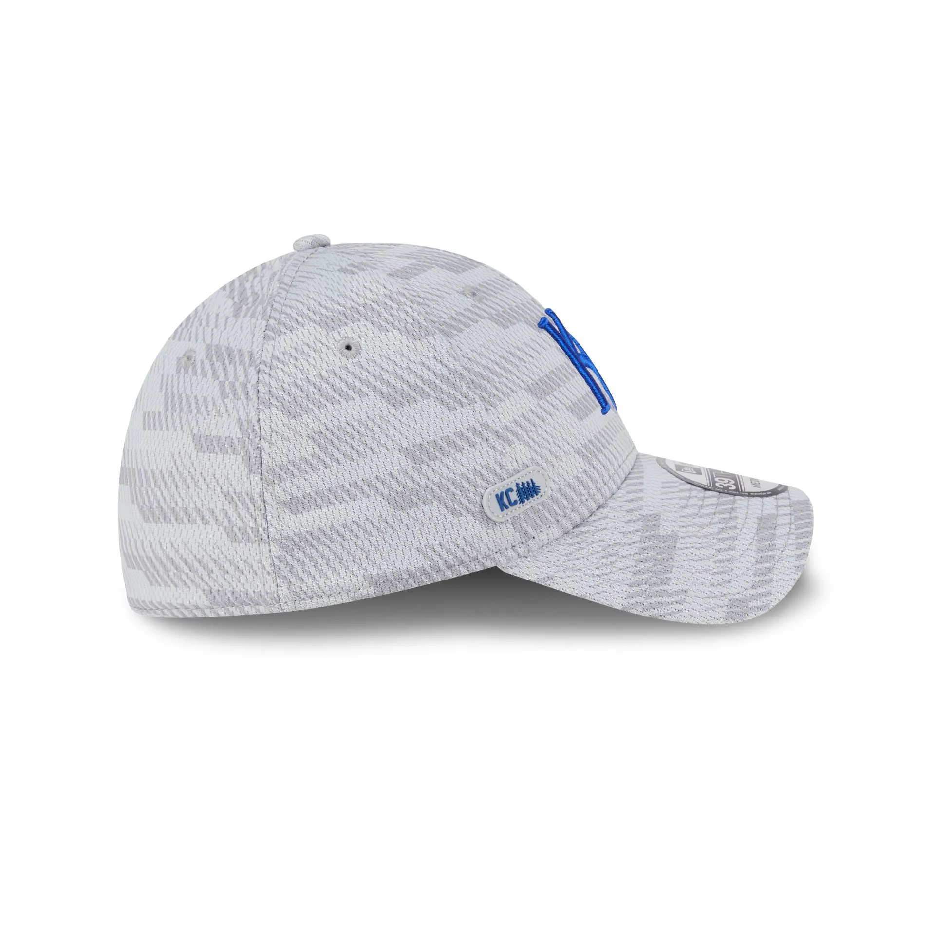 Kansas City Royals 2025 Clubhouse Gray 39THIRTY Stretch Fit sold by New Era product image thumbnail 4