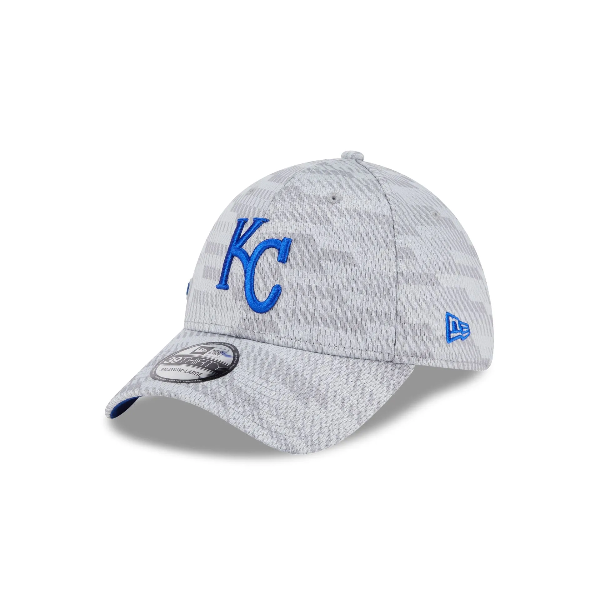 Kansas City Royals 2025 Clubhouse Gray 39THIRTY Stretch Fit sold by New Era product image thumbnail 3