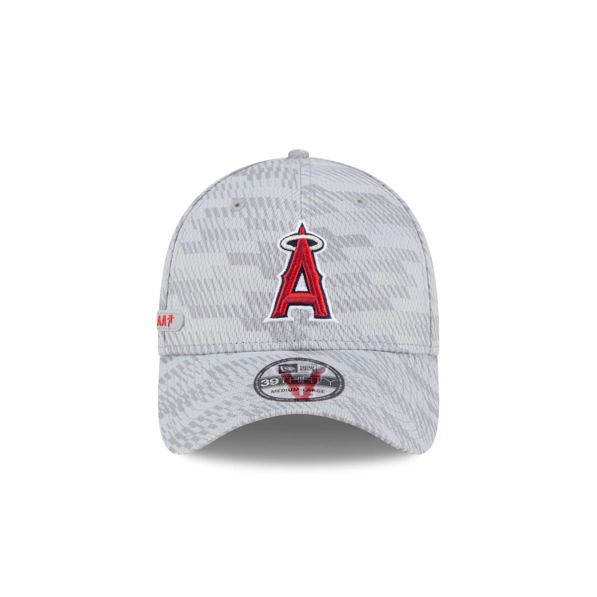 Los Angeles Angels 2025 Clubhouse Gray 39THIRTY Stretch Fit sold by New Era product image thumbnail 2