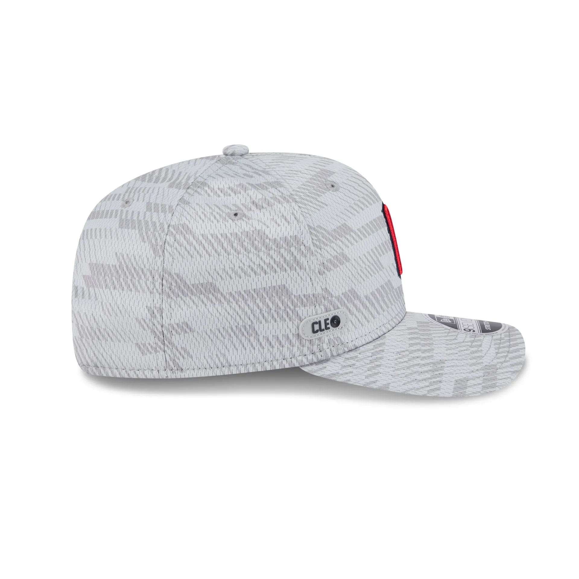 Cleveland Guardians 2025 Clubhouse Gray 9SEVENTY Stretch-Snap Hat sold by New Era product image thumbnail 4