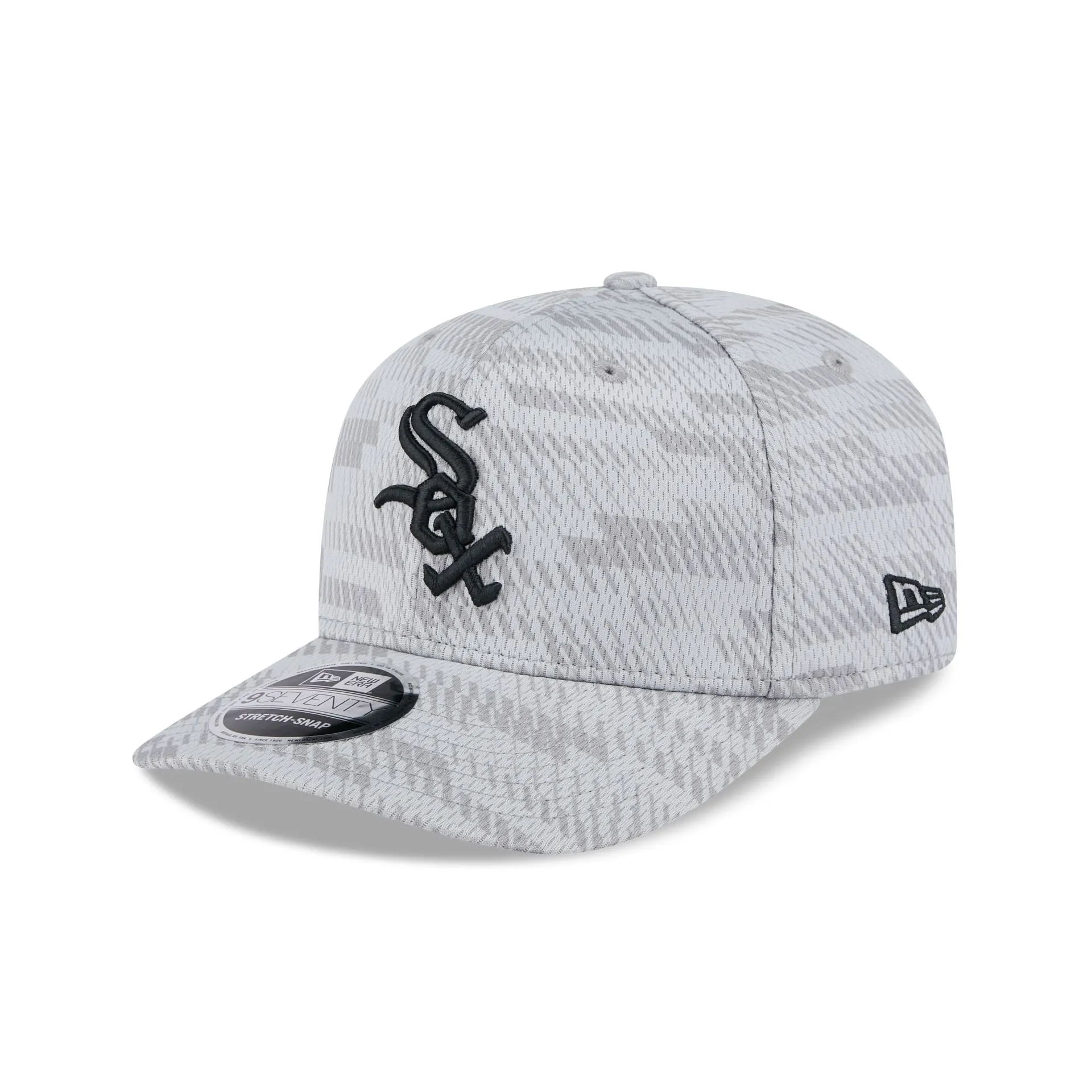 Chicago White Sox 2025 Clubhouse Gray 9SEVENTY Stretch-Snap Hat sold by New Era product image thumbnail 3