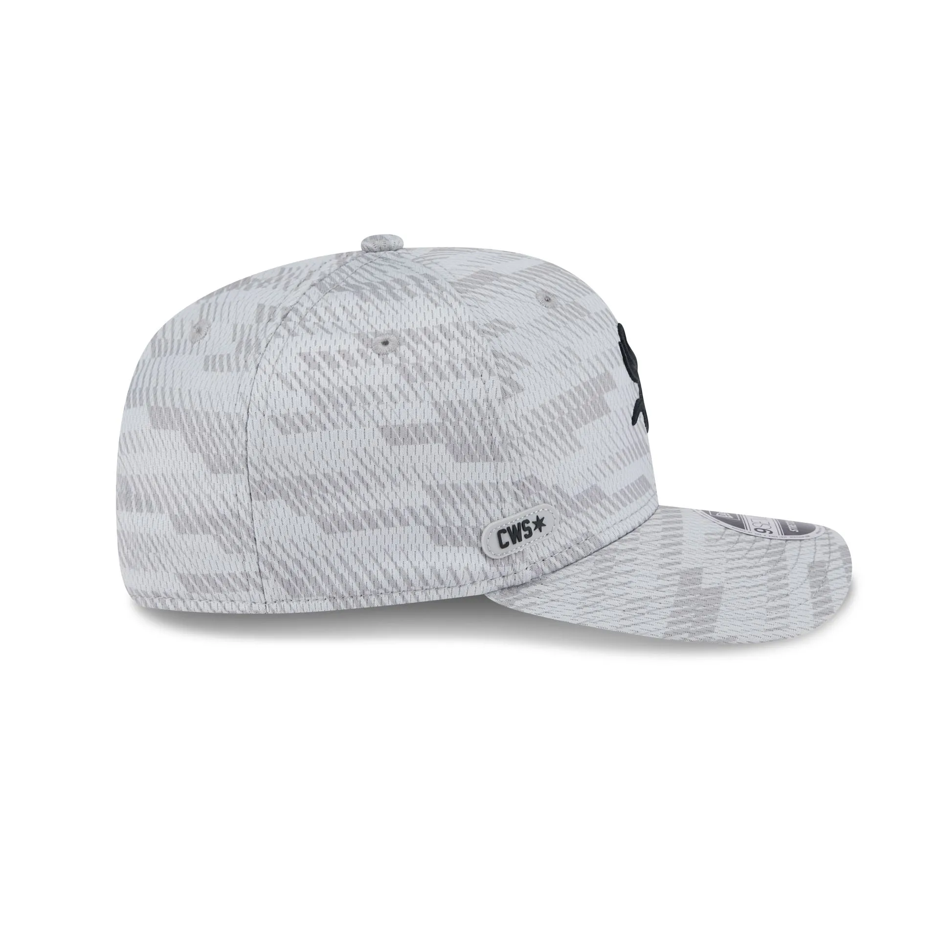 Chicago White Sox 2025 Clubhouse Gray 9SEVENTY Stretch-Snap Hat sold by New Era product image thumbnail 4