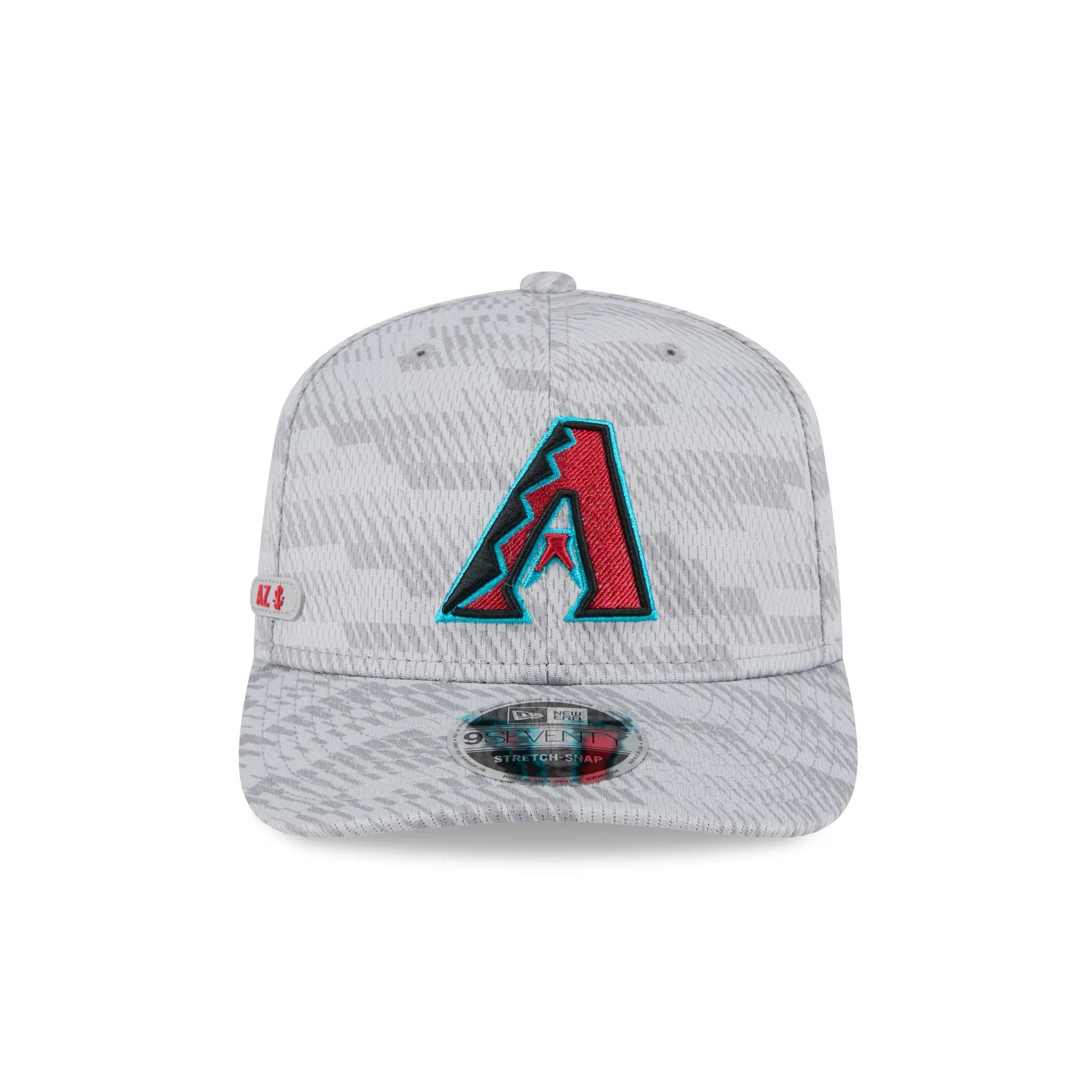 Arizona Diamondbacks 2025 Clubhouse Gray 9SEVENTY Stretch-Snap Hat sold by New Era product image thumbnail 2
