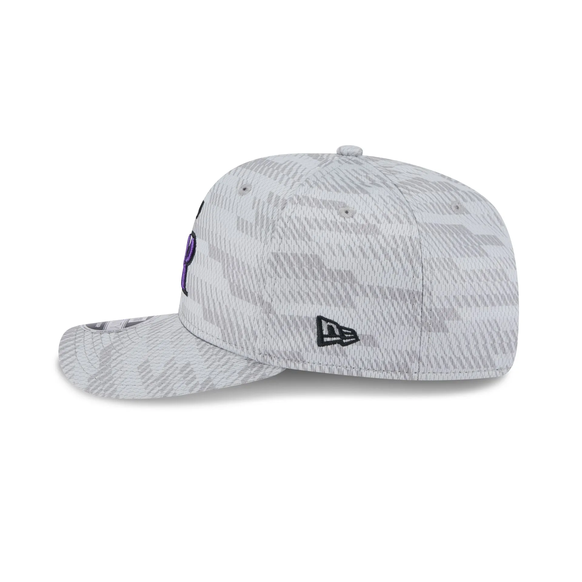 Colorado Rockies 2025 Clubhouse Gray 9SEVENTY Stretch-Snap Hat sold by New Era product image thumbnail 5