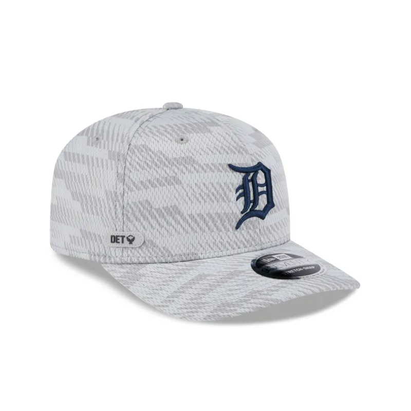 Detroit Tigers 2025 Clubhouse Gray 9SEVENTY Stretch-Snap Hat sold by New Era