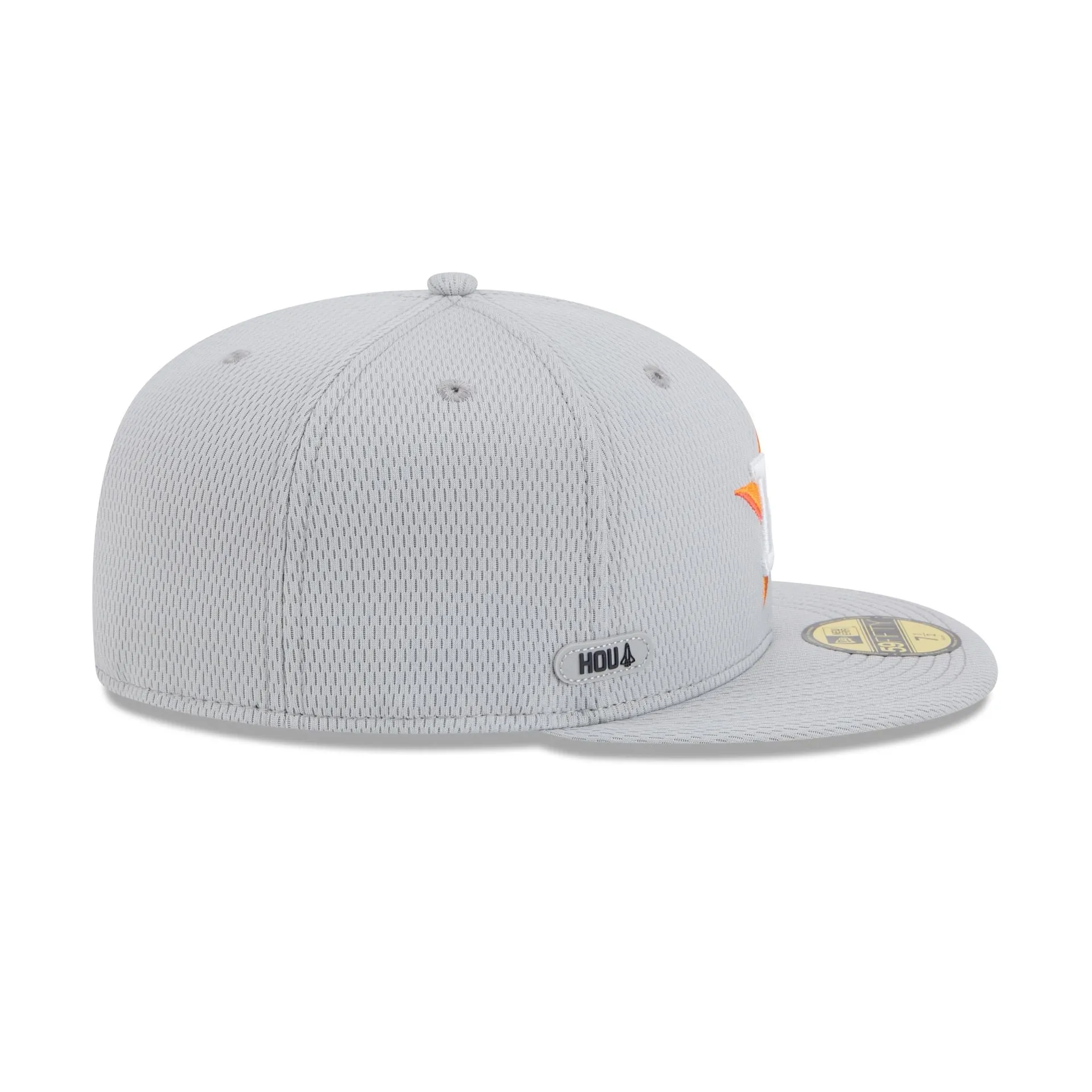 Houston Astros 2025 Clubhouse Gray 59FIFTY Fitted Hat sold by New Era product image thumbnail 4