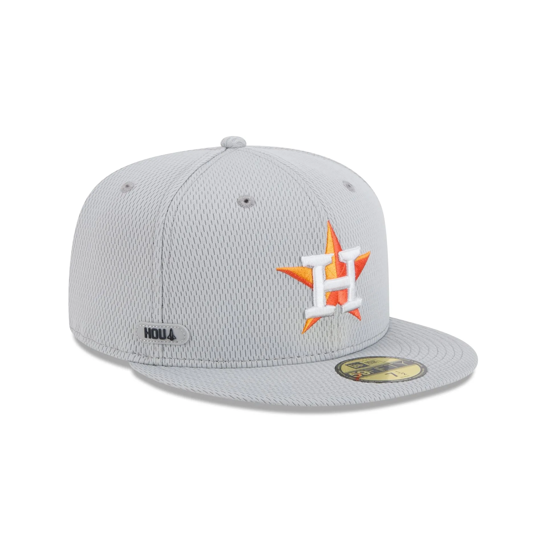 Houston Astros 2025 Clubhouse Gray 59FIFTY Fitted Hat sold by New Era