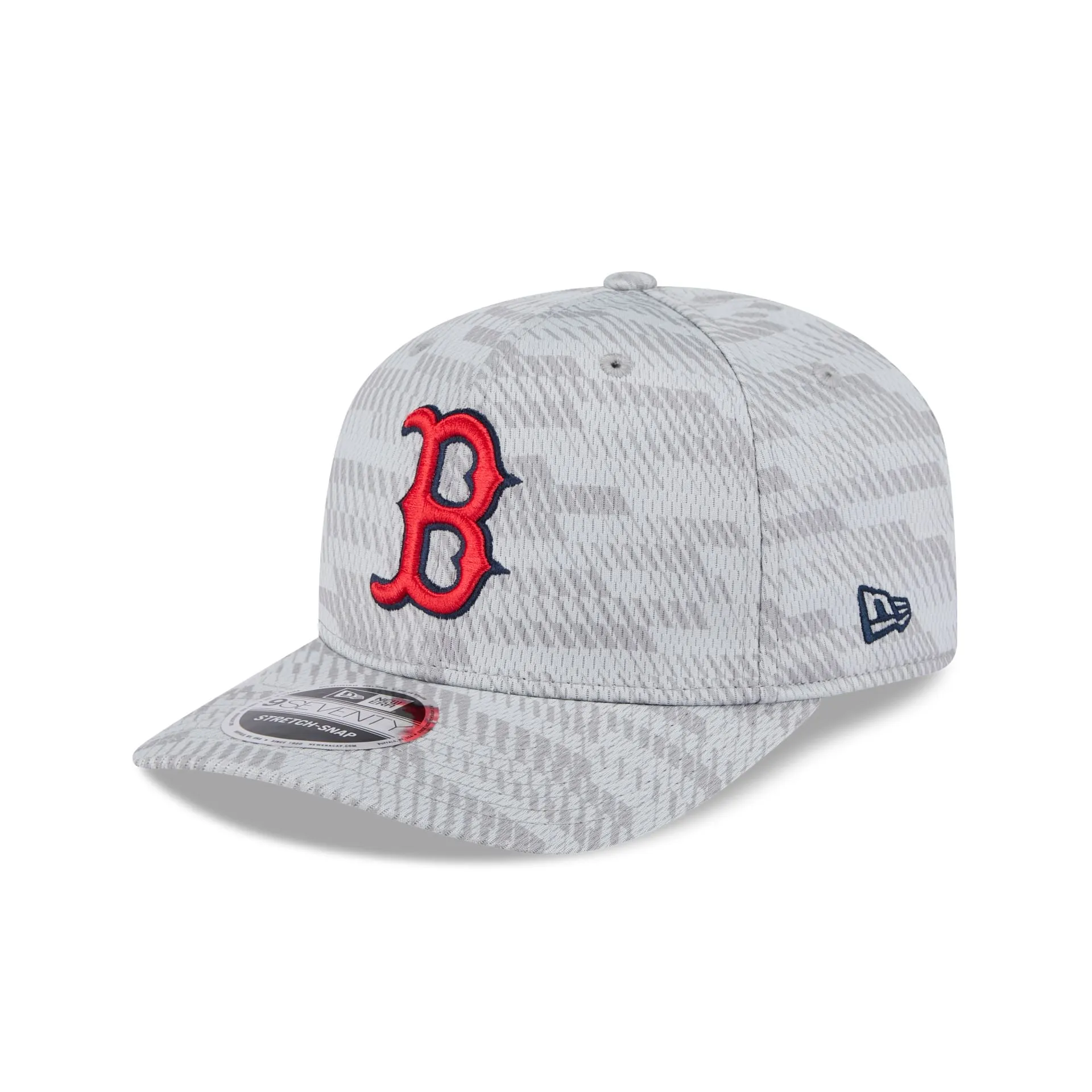 Boston Red Sox 2025 Clubhouse Gray 9SEVENTY Stretch-Snap Hat sold by New Era product image thumbnail 3