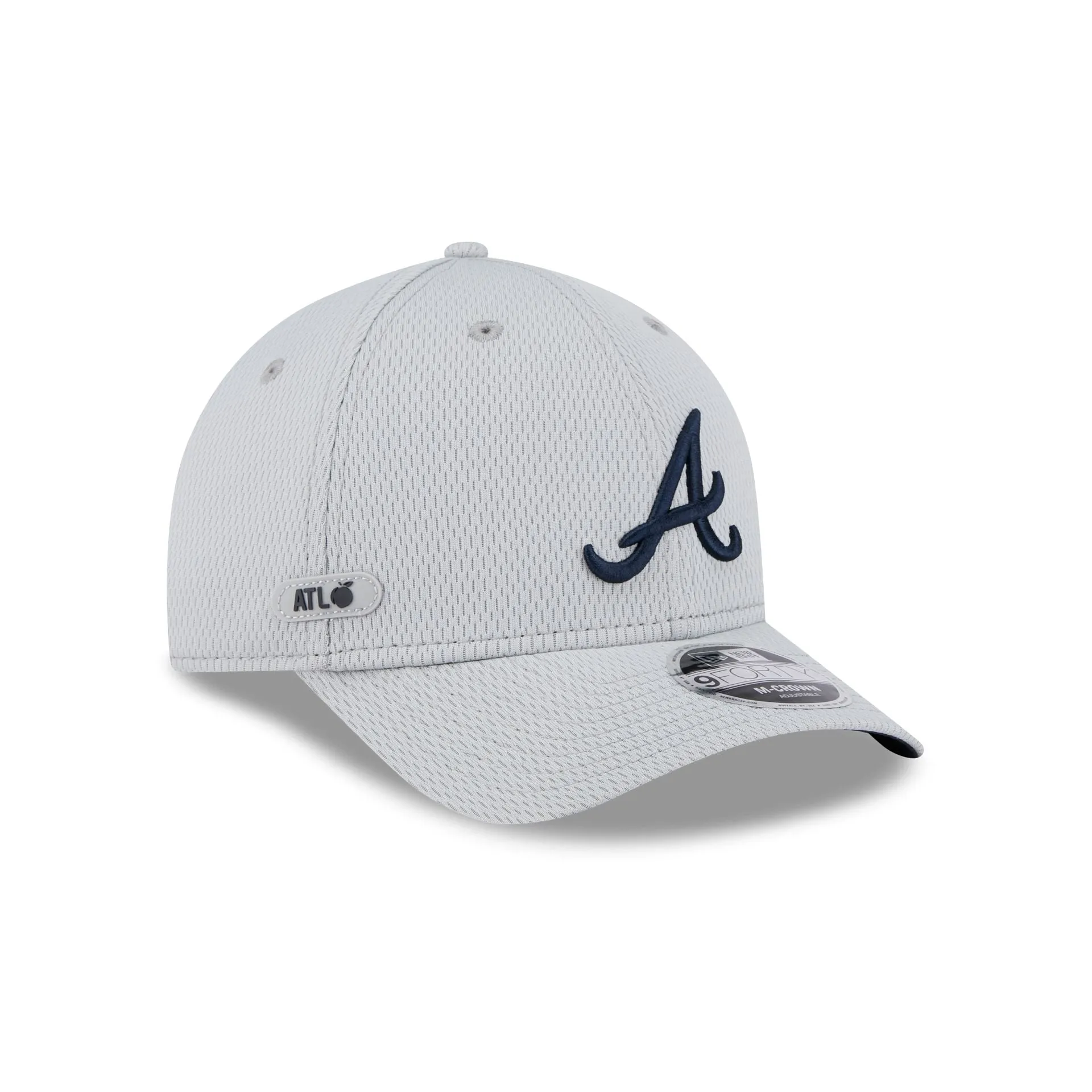 Atlanta Braves 2025 Clubhouse Gray 9FORTY M-Crown Snapback Hat sold by New Era