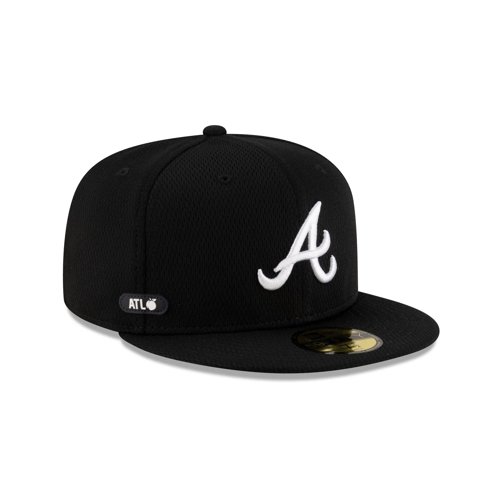 Atlanta Braves 2025 Clubhouse Black 59FIFTY Fitted Hat sold by New Era product image thumbnail 3