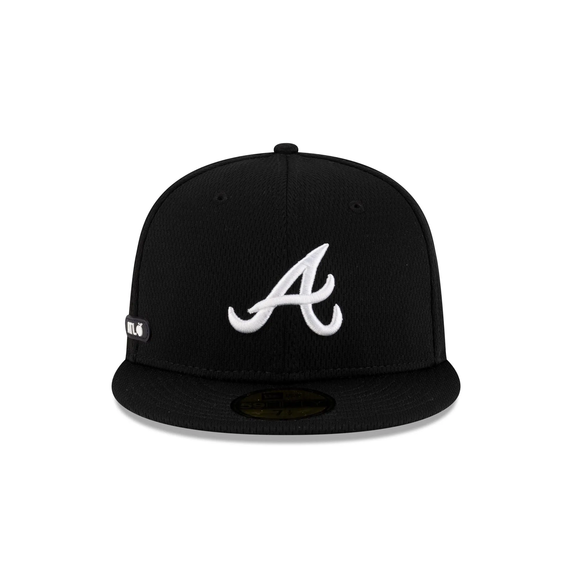 Atlanta Braves 2025 Clubhouse Black 59FIFTY Fitted Hat sold by New Era product image thumbnail 2