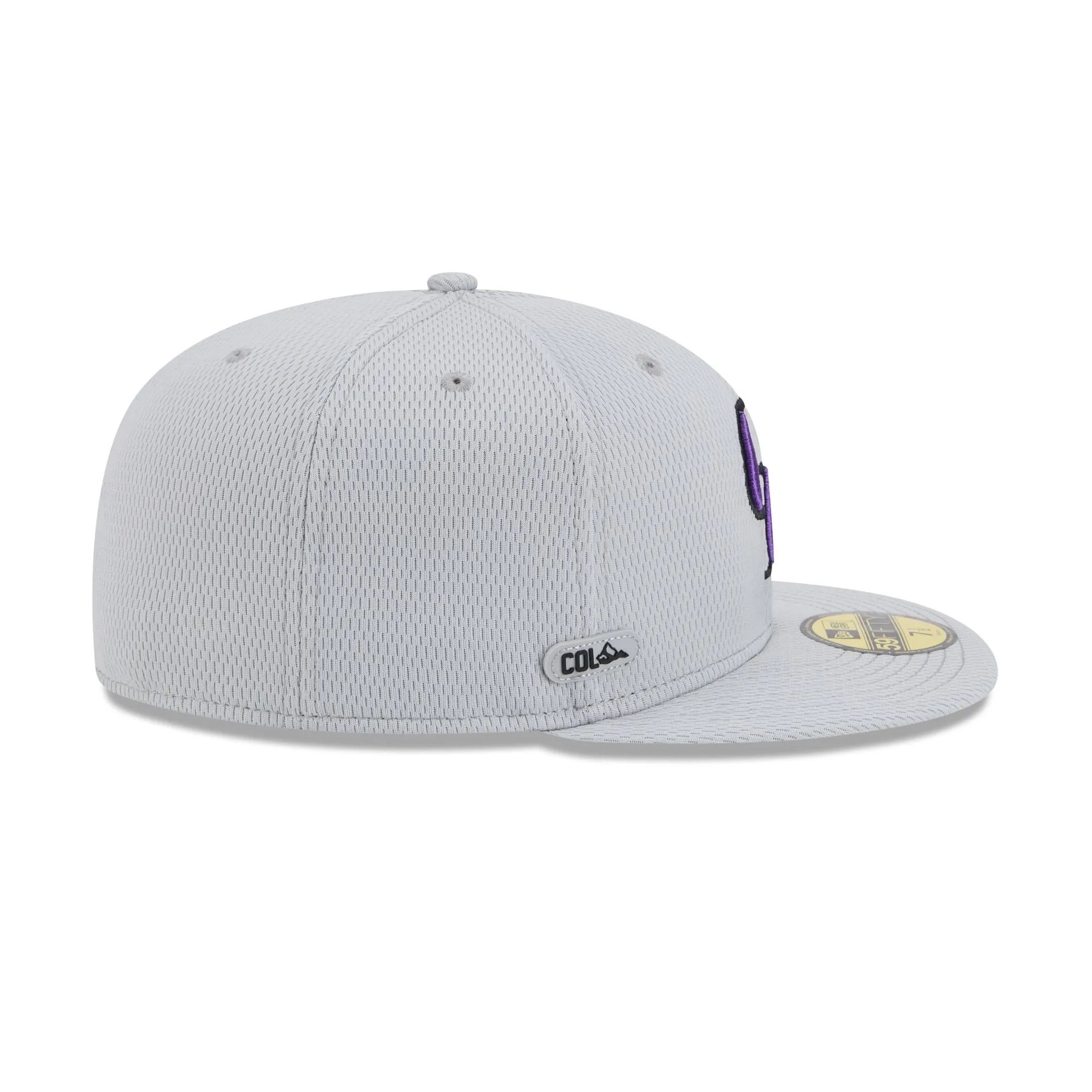 Colorado Rockies 2025 Clubhouse Gray 59FIFTY Fitted Hat sold by New Era product image thumbnail 4