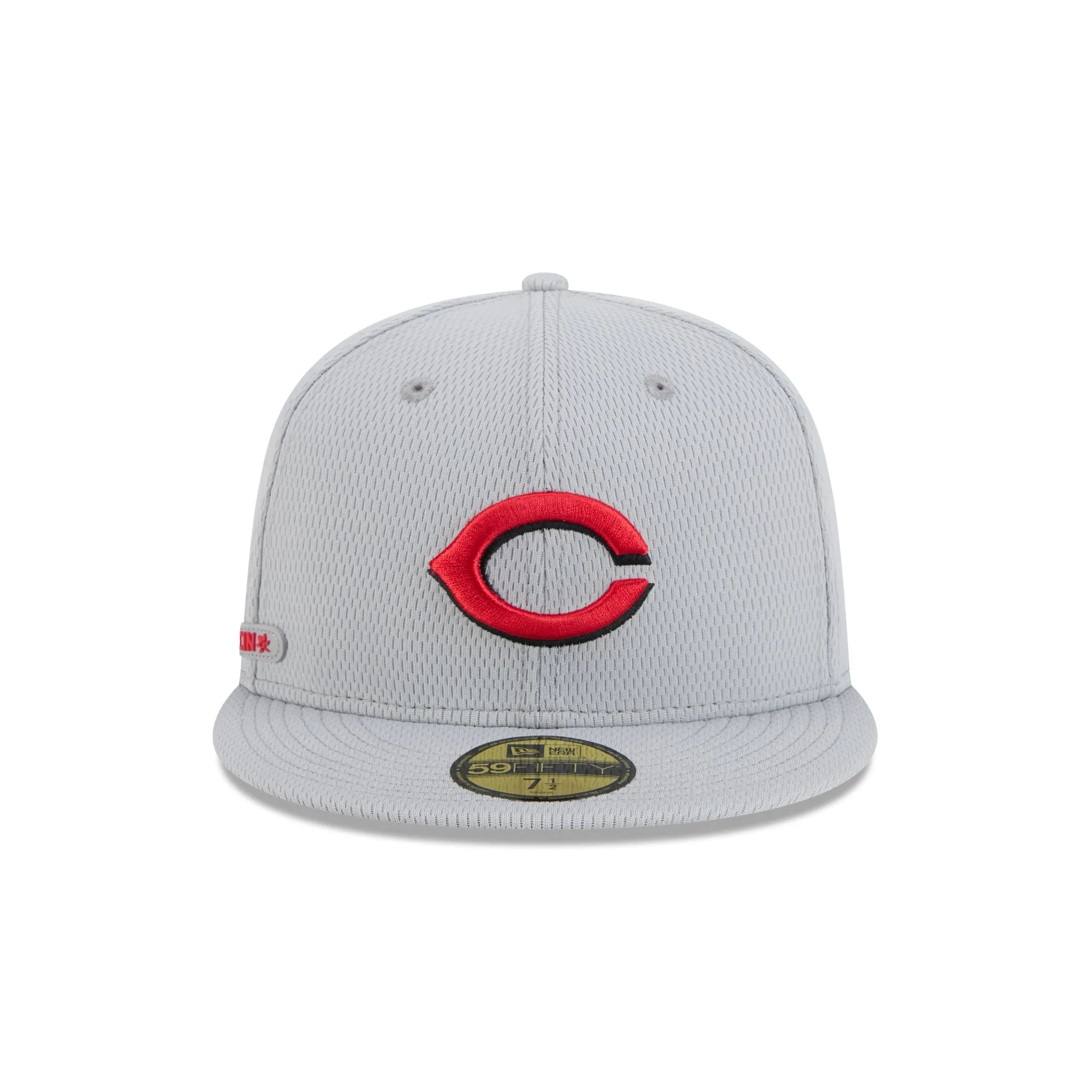 Cincinnati Reds 2025 Clubhouse Gray 59FIFTY Fitted Hat sold by New Era product image thumbnail 2