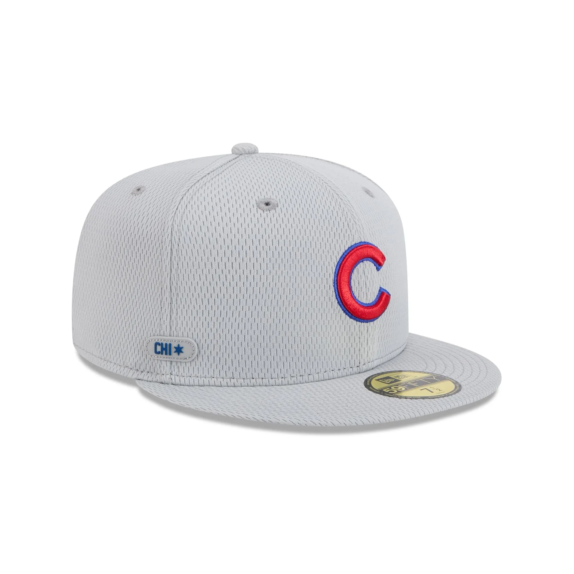 Chicago Cubs 2025 Clubhouse Gray 59FIFTY Fitted Hat sold by New Era