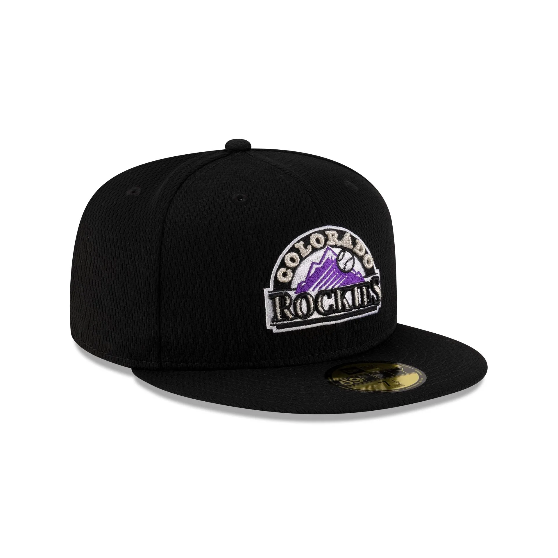 Colorado Rockies 2025 Clubhouse Alt Black 59FIFTY Fitted Hat sold by New Era product image thumbnail 3