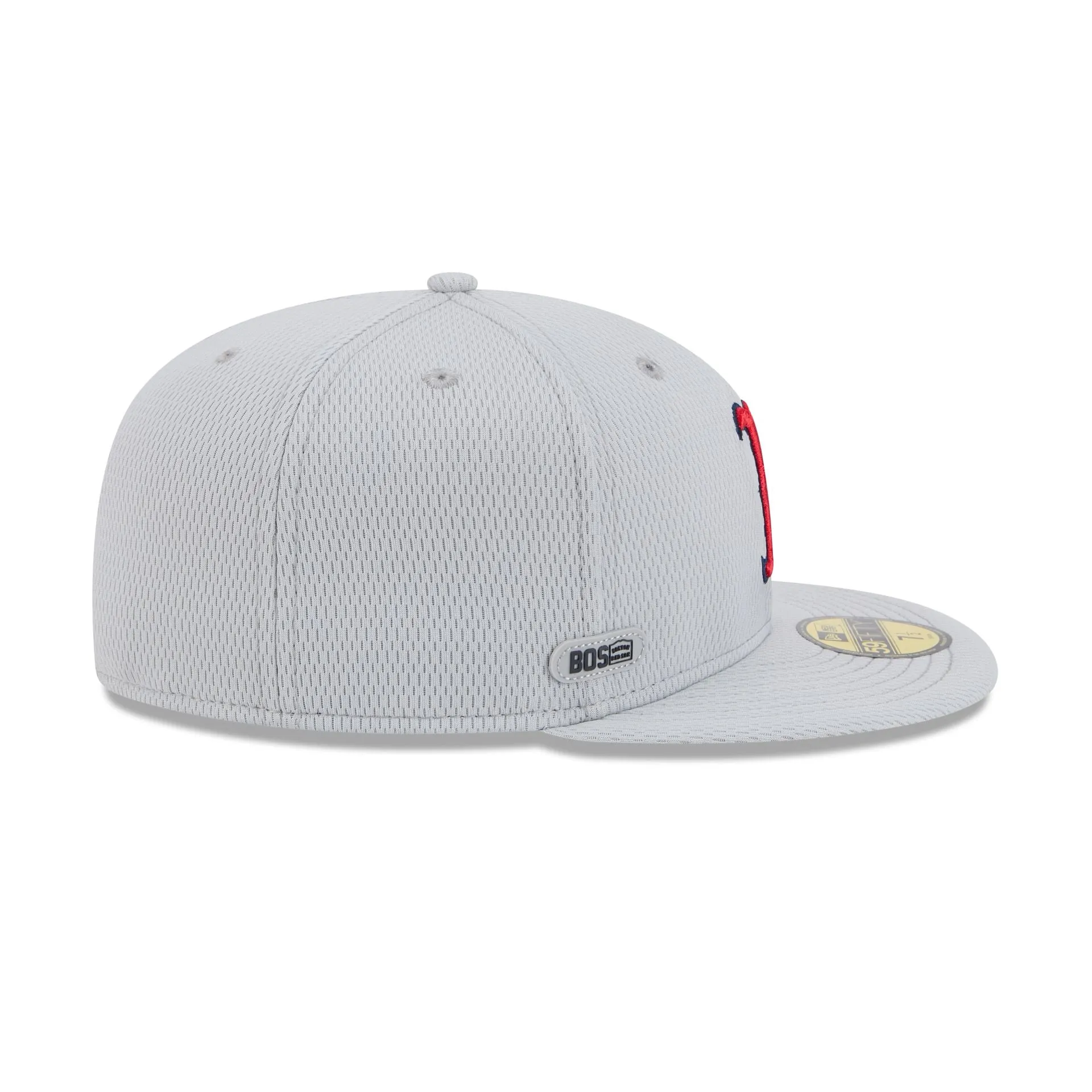 Boston Red Sox 2025 Clubhouse Gray 59FIFTY Fitted Hat sold by New Era product image thumbnail 4