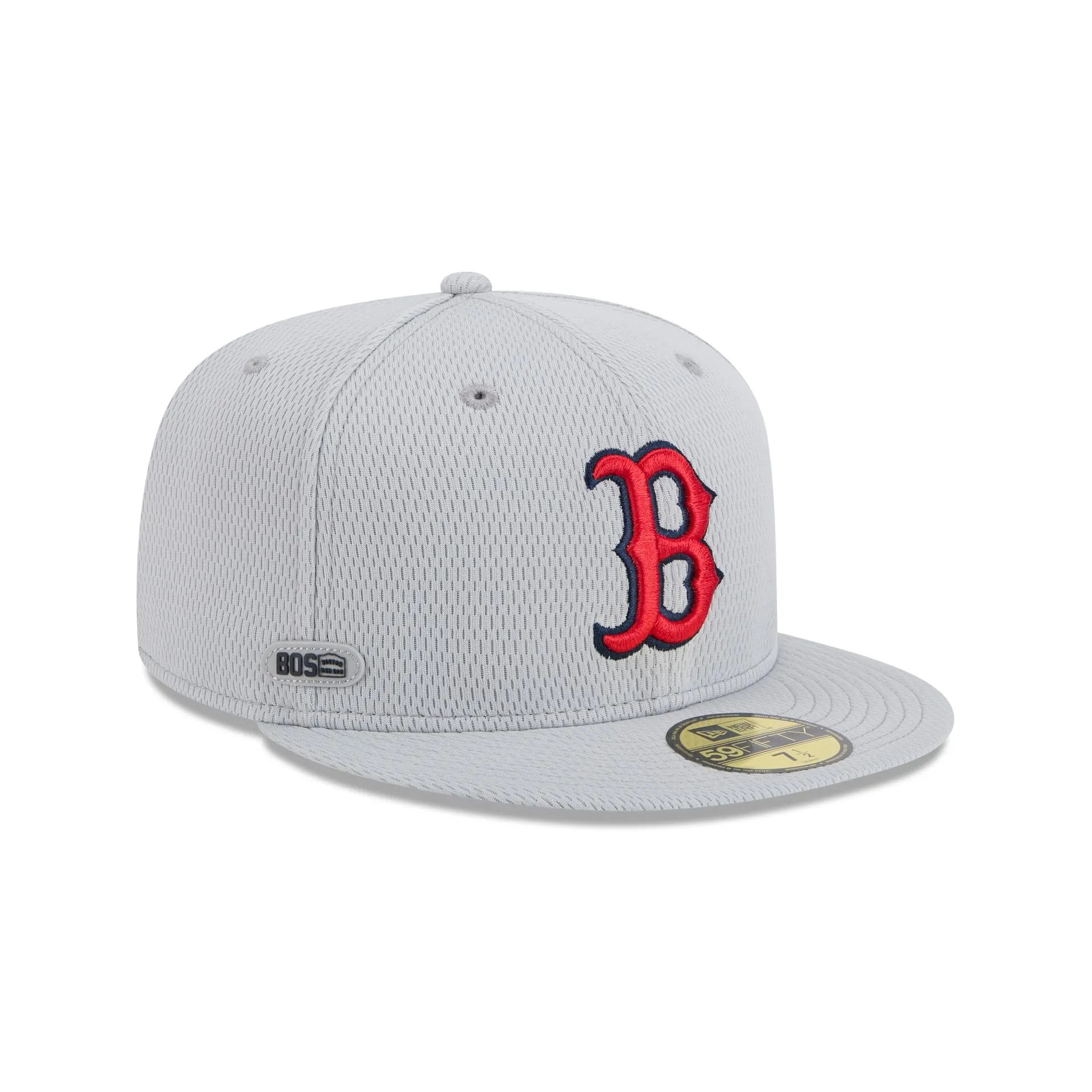 Boston Red Sox 2025 Clubhouse Gray 59FIFTY Fitted Hat sold by New Era