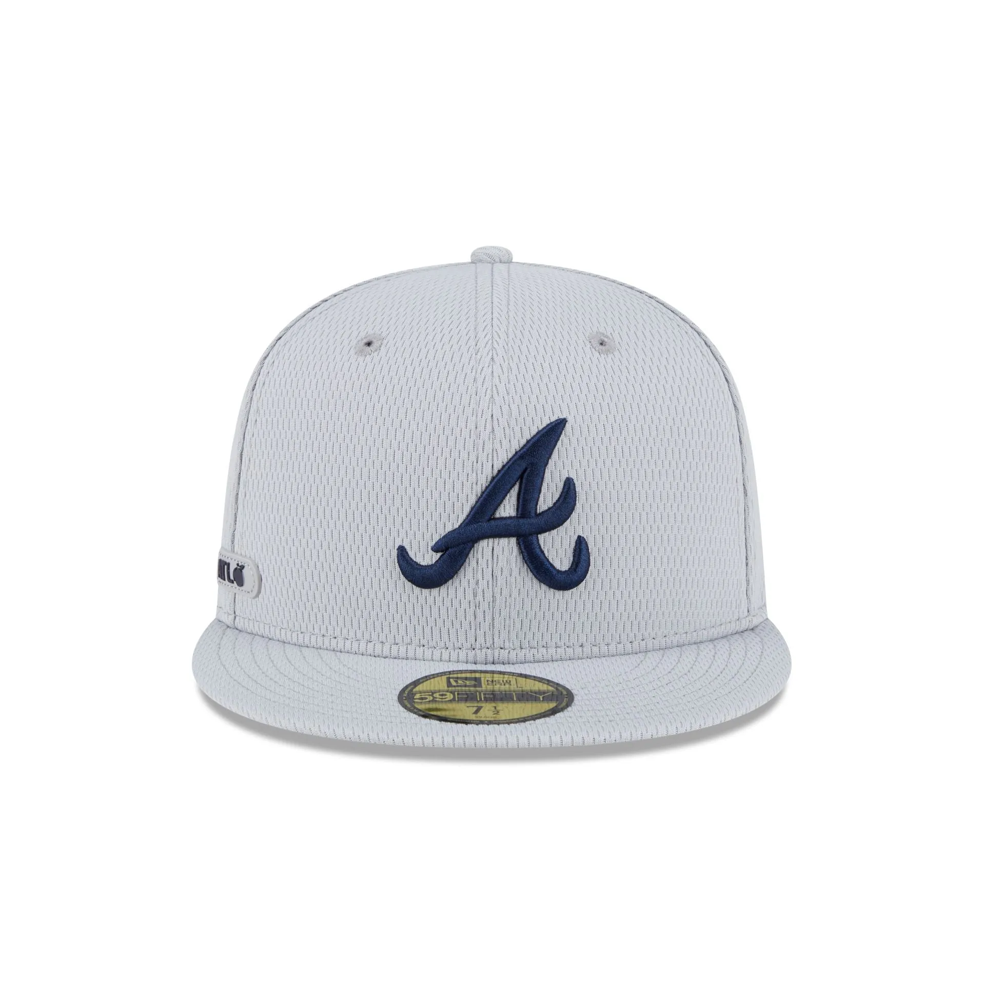 Atlanta Braves 2025 Clubhouse Gray 59FIFTY Fitted Hat sold by New Era product image thumbnail 2