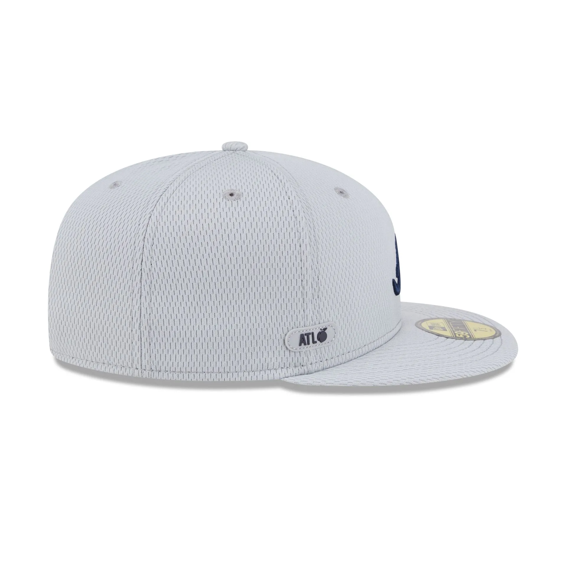 Atlanta Braves 2025 Clubhouse Gray 59FIFTY Fitted Hat sold by New Era product image thumbnail 4