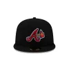 Atlanta Braves 2025 Clubhouse Alt Black 59FIFTY Fitted Hat sold by New Era