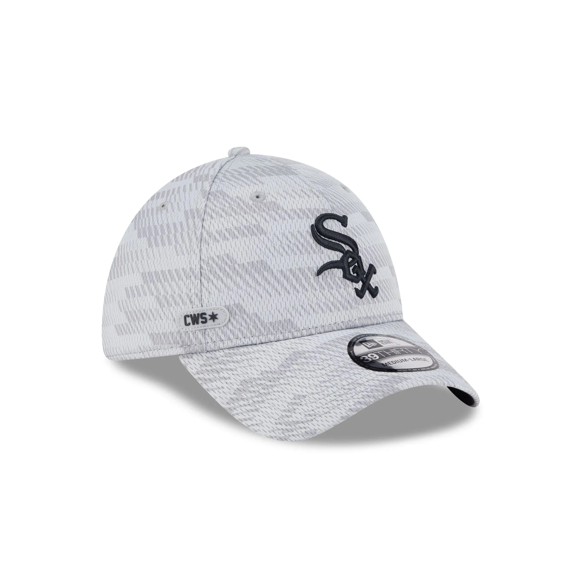Chicago White Sox 2025 Clubhouse Gray 39THIRTY Stretch Fit sold by New Era