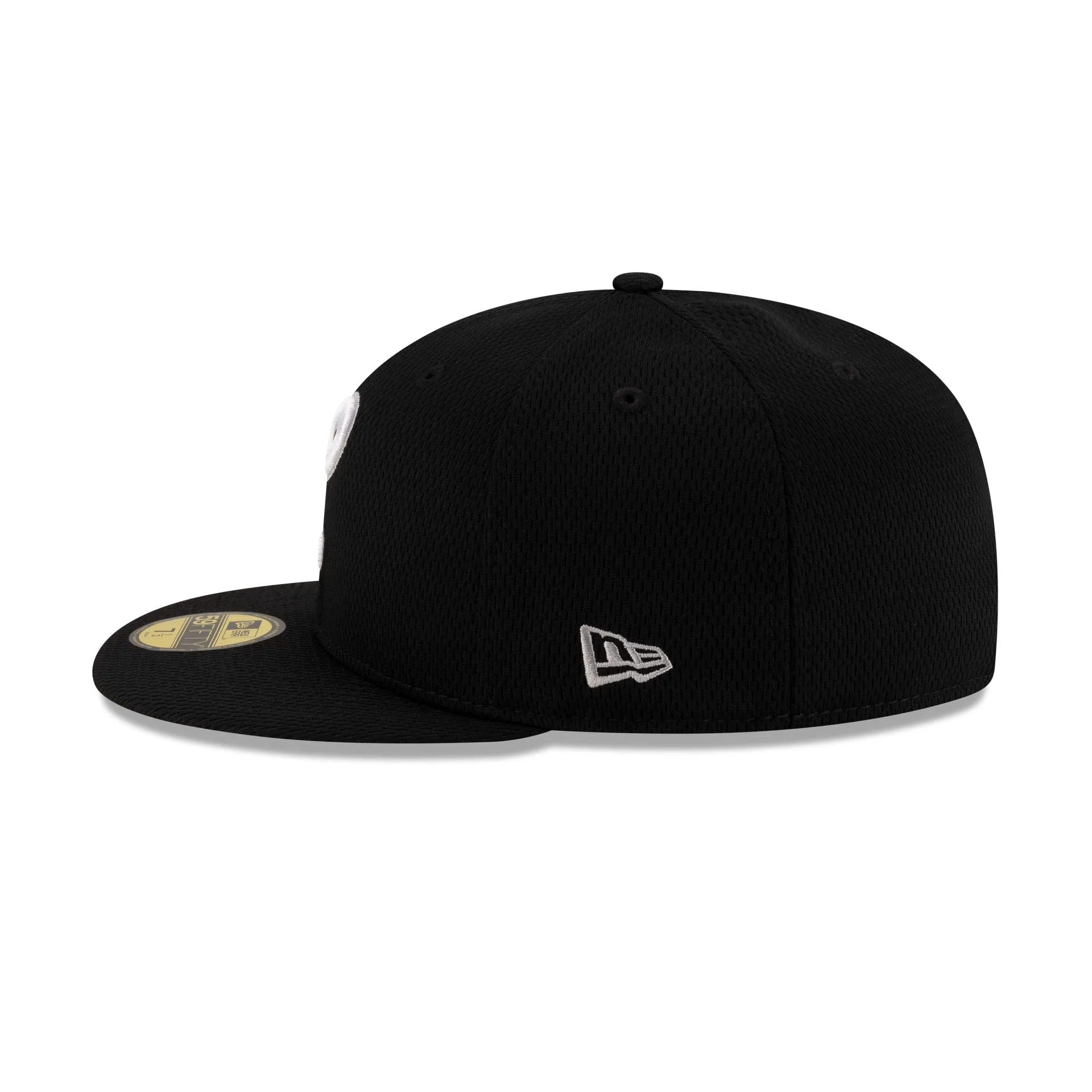 Chicago White Sox 2025 Clubhouse Alt Black 59FIFTY Fitted Hat sold by New Era product image thumbnail 4