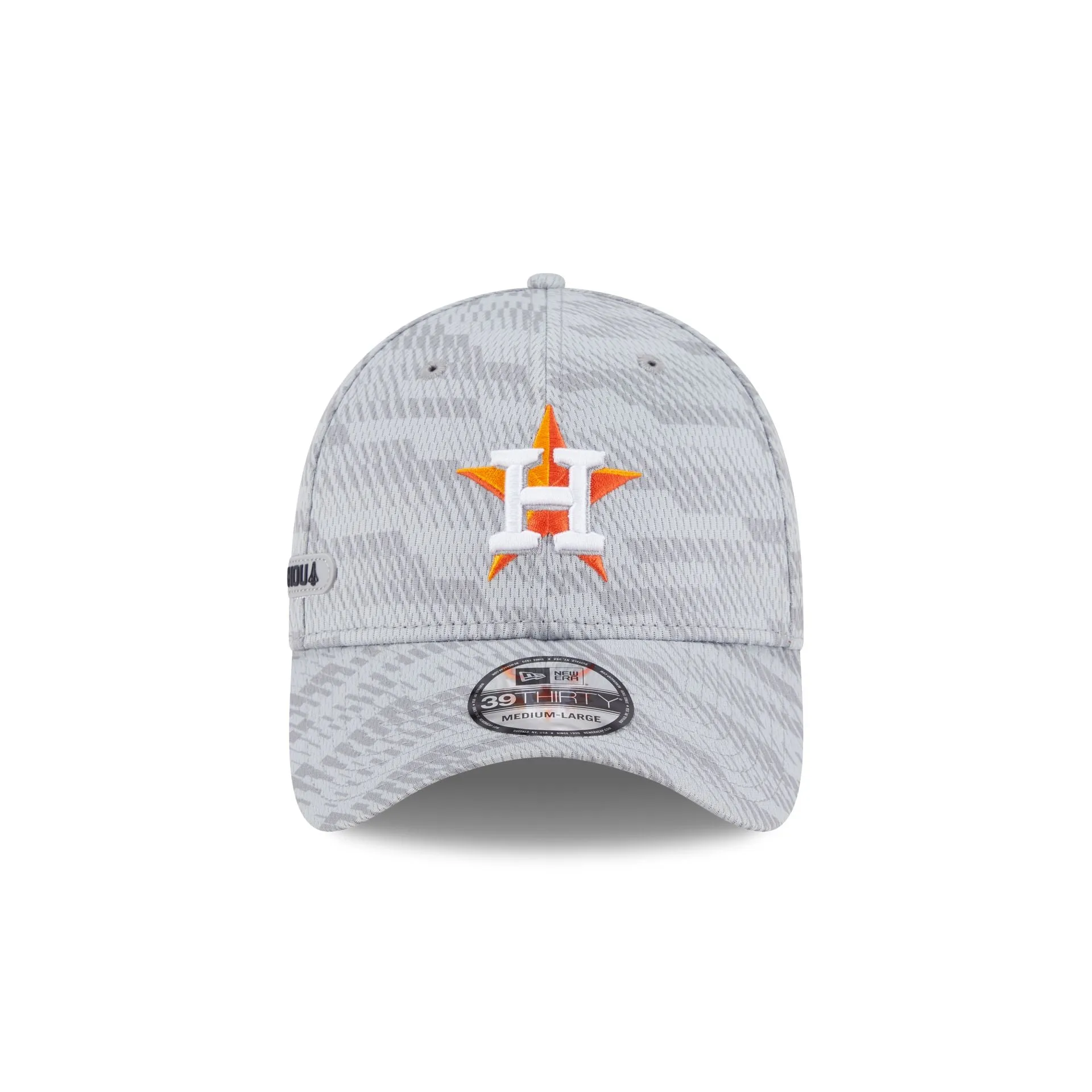 Houston Astros 2025 Clubhouse Gray 39THIRTY Stretch Fit sold by New Era product image thumbnail 2