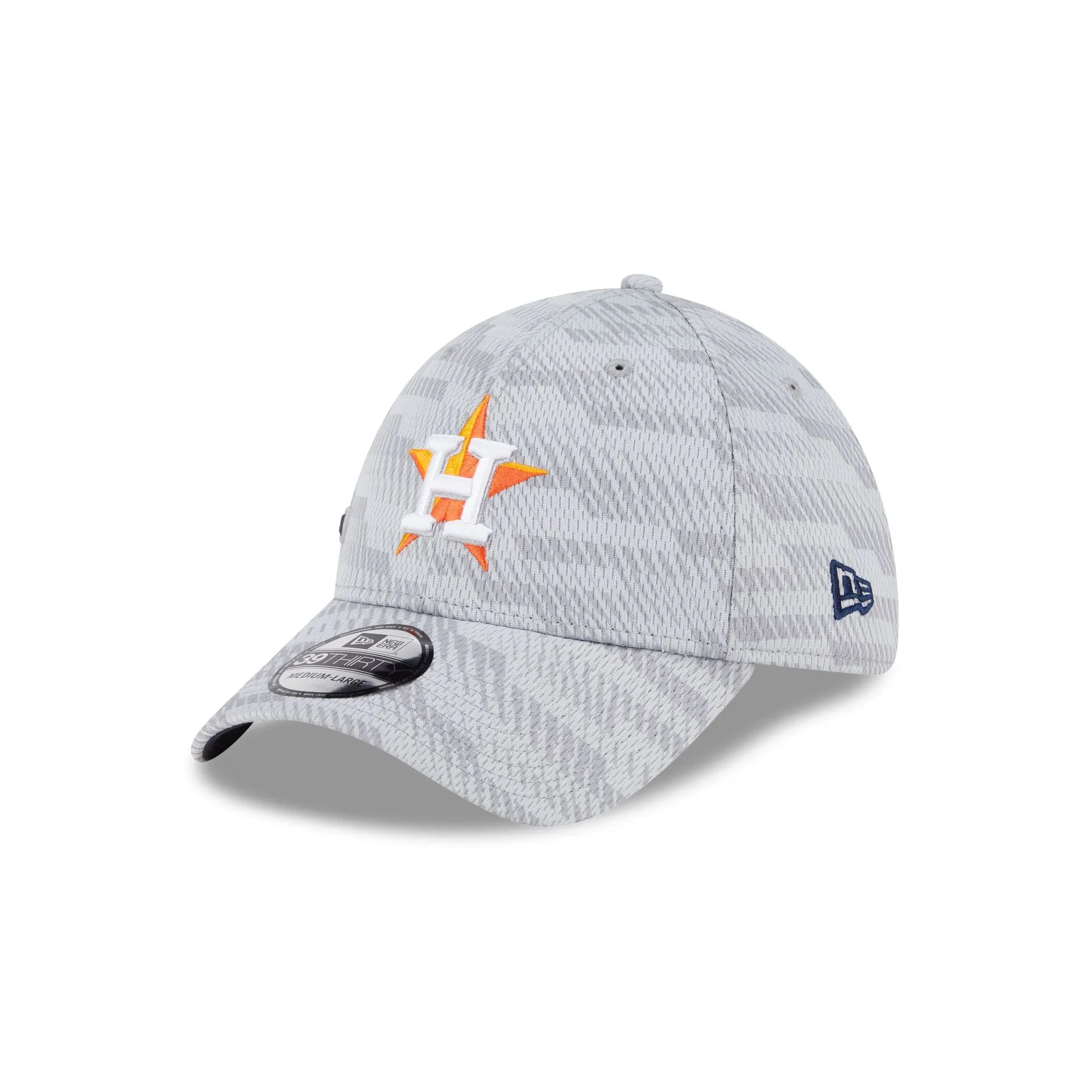 Houston Astros 2025 Clubhouse Gray 39THIRTY Stretch Fit sold by New Era product image thumbnail 3